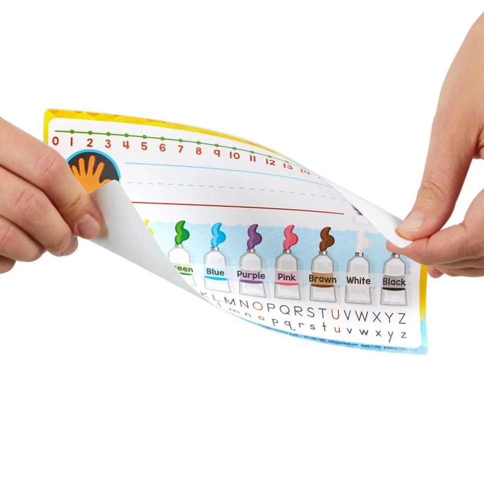 Primary Self-Adhesive Vinyl On-The-Go Helpers - Set Of 24