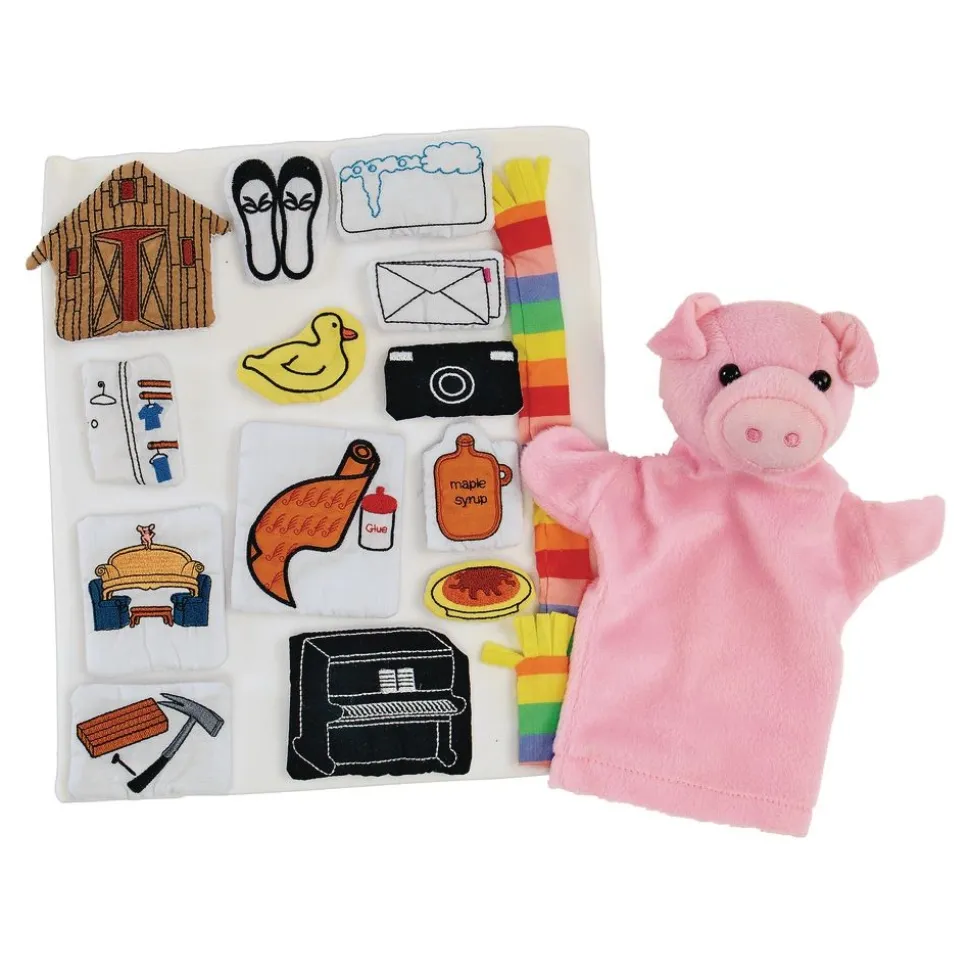 Puppet & Props for "If You Give a Pig a Pancake" Book