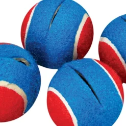 Quiet Chair Stay-Put Foot Covers - Set Of 24 - Red/Blue