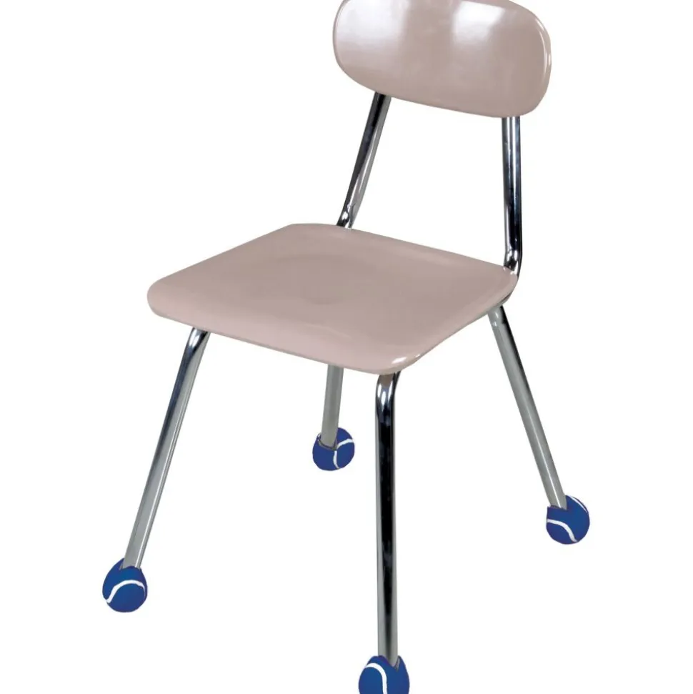 Quiet Chair Stay-Put Foot Covers - Set Of 144 - Navy