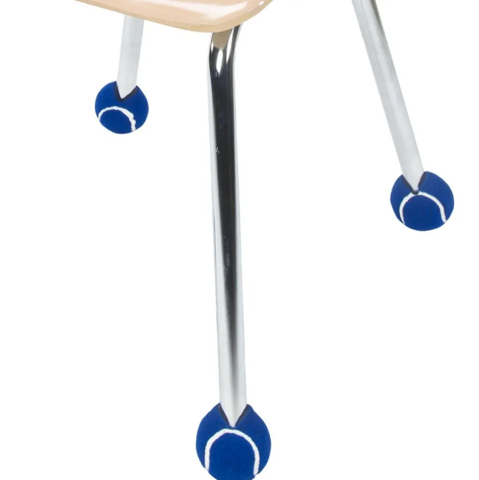 Quiet Chair Stay-Put Foot Covers - Set Of 144 - Navy