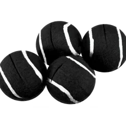 Quiet Chair Stay-Put Foot Covers - Set Of 24 - Black