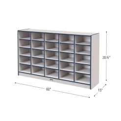 Rainbow Accents® 25 Tub Mobile Storage - without Tubs - Navy