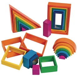 Rainbow Architect Block Set - 28 pieces