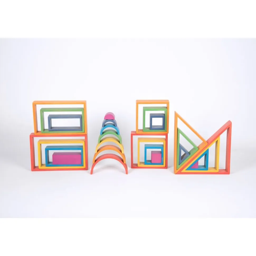 Rainbow Architect Block Set - 28 pieces