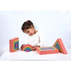 Rainbow Architect Block Set - 28 pieces
