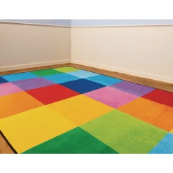 Rainbow Mosaic Premium Carpet - 6' x 9' Rectangle