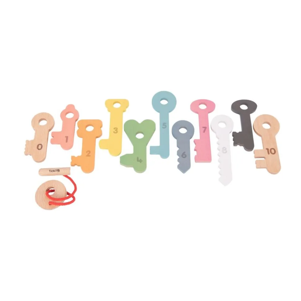 Rainbow Wooden Keys