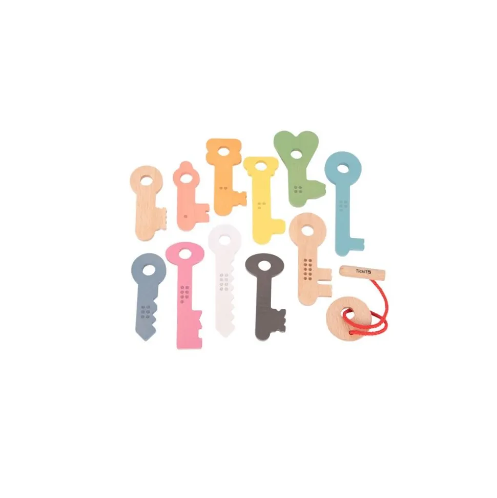 Rainbow Wooden Keys