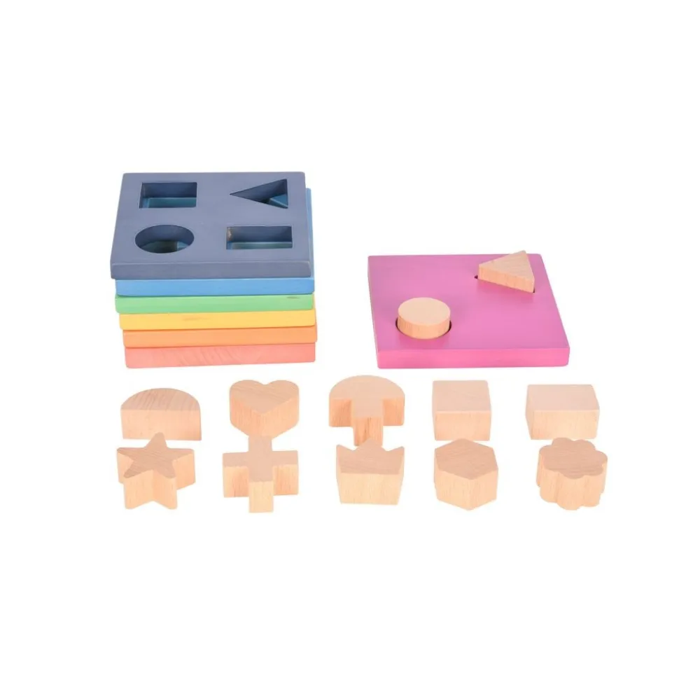 Rainbow Wooden Shape Stacker