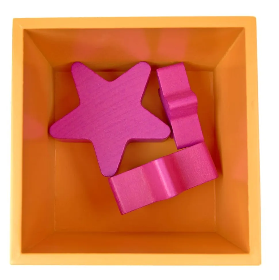 Rainbow Wooden Sorting Boxes & Rainbow Stars Kit