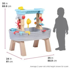 Rain Showers and Flow Water Table - Outdoor 360 Degree Water Play