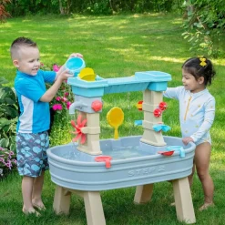 Rain Showers and Flow Water Table - Outdoor 360 Degree Water Play