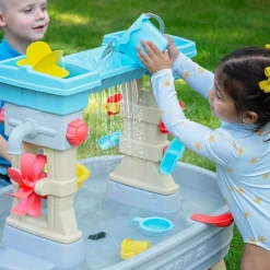 Rain Showers and Flow Water Table - Outdoor 360 Degree Water Play