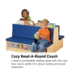 Read A Round Couch - Blue