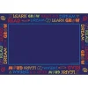 Read to Dream Border 4' x 6' Rectangle Premium Carpet