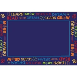 Read to Dream Border 4' x 6' Rectangle Premium Carpet