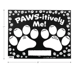 Ready-To-Decorate® All About Me Paws - Set of 24