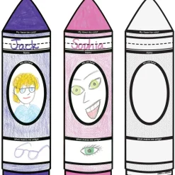 Ready-To-Decorate® Crayon Welcome Kit - 1 poster, 24 diecut crayons