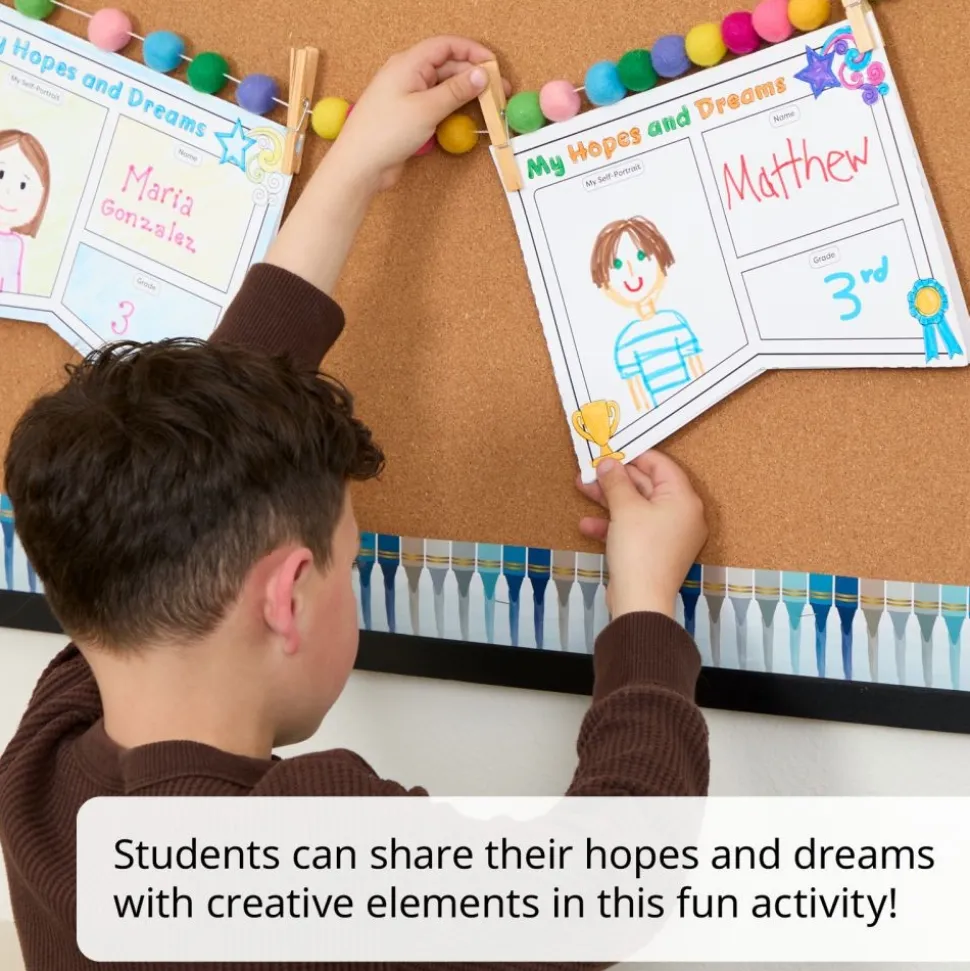 Ready to Decorate® Hopes and Dreams Pennant Posters - Set of 24