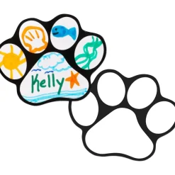 Ready-To-Decorate® Student Name Paw-Print Magnets - 32 magnets