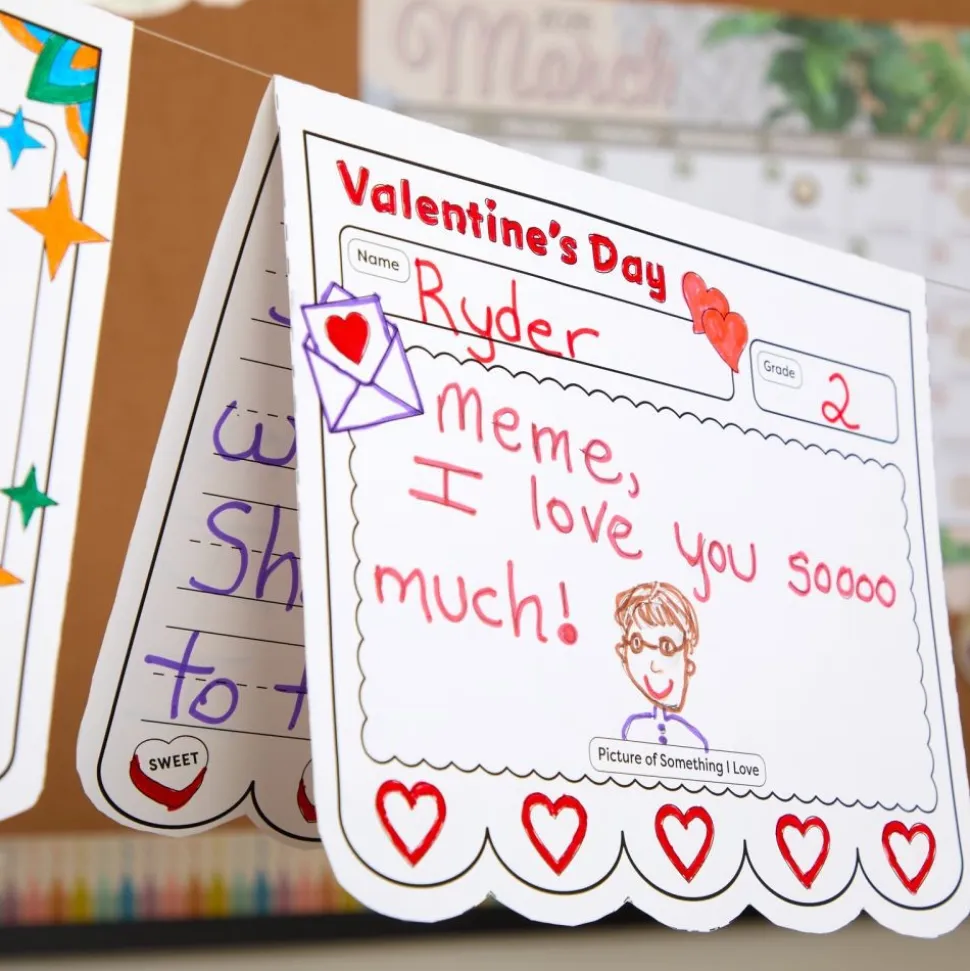 Ready to Decorate® Valentine’s Day Pennant Posters - Set of 24
