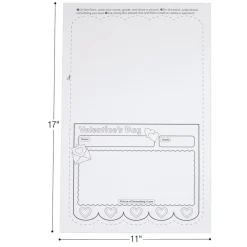 Ready to Decorate® Valentine’s Day Pennant Posters - Set of 24