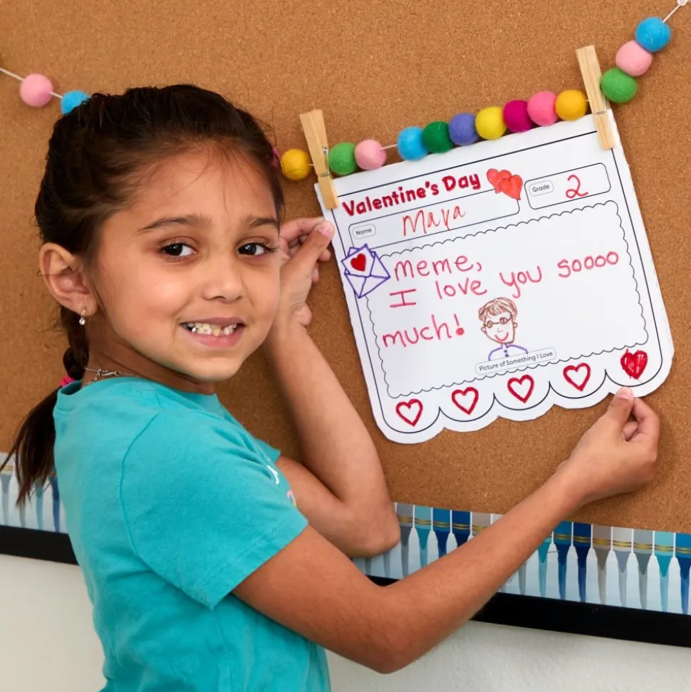 Ready to Decorate® Valentine’s Day Pennant Posters - Set of 24