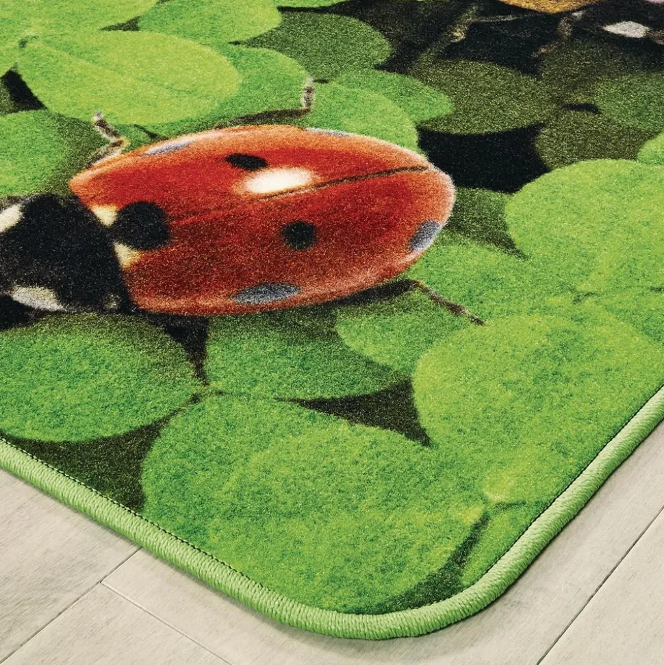 Real Ladybug Seating 6' x 9' Rectangle Pixel Perfect Carpet