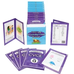 Really Good Phonics™ CVCE & R-Controlled Vowels Kit, Team Vowels Diphthongs Kit - Decodable Readers, Flip Chart & Word Segmenting and Blending Kit
