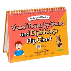 Really Good Phonics™ CVCE & R-Controlled Vowels Kit, Team Vowels Diphthongs Kit - Decodable Readers, Flip Chart & Word Segmenting and Blending Kit