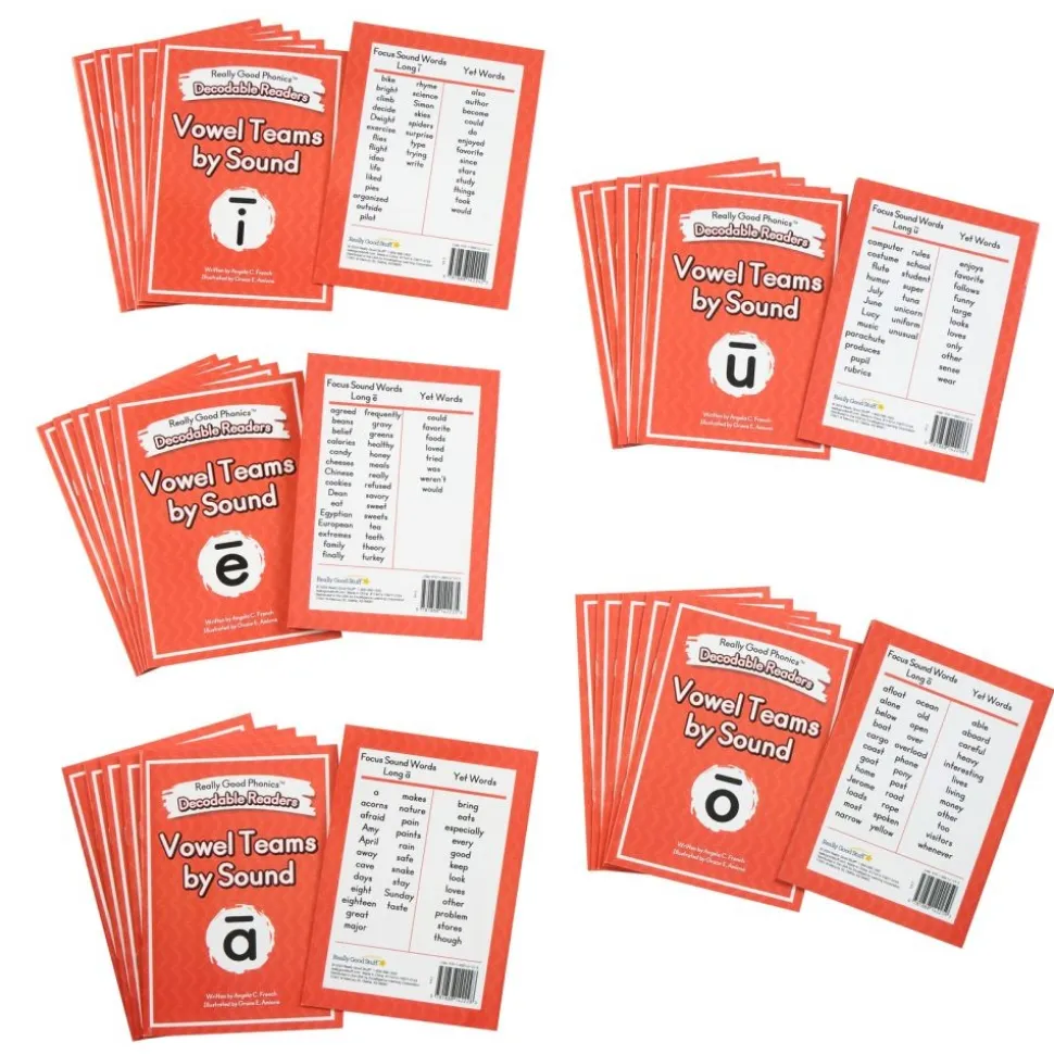 Really Good Phonics™ Decodable Readers - Vowel Teams by Sound and Diphthongs