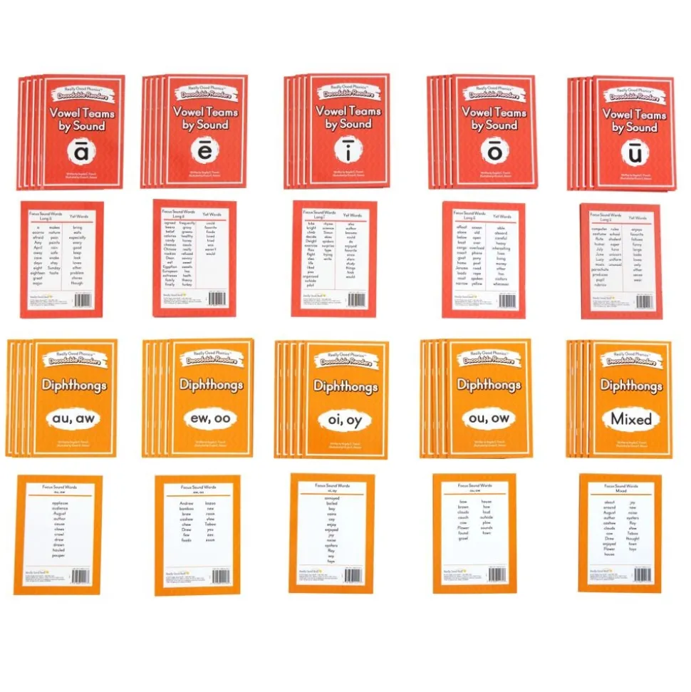 Really Good Phonics™ Decodable Readers - Vowel Teams by Sound and Diphthongs