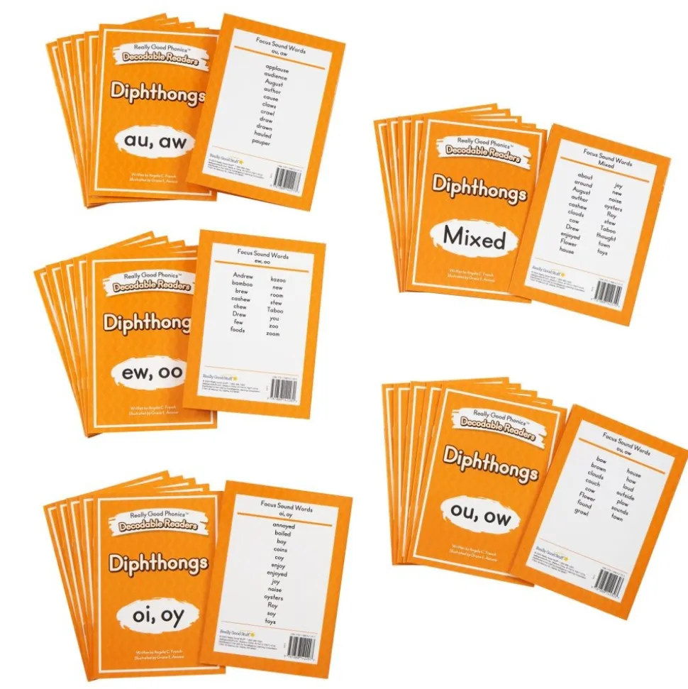 Really Good Phonics™ Decodable Readers - Vowel Teams by Sound and Diphthongs