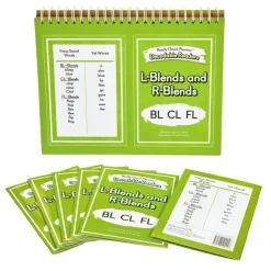 Really Good Phonics™ L- and R-Blends and Three-Letter Blends Kit - Decodable Readers, Flip Chart & Word Segmenting and Blending Kit
