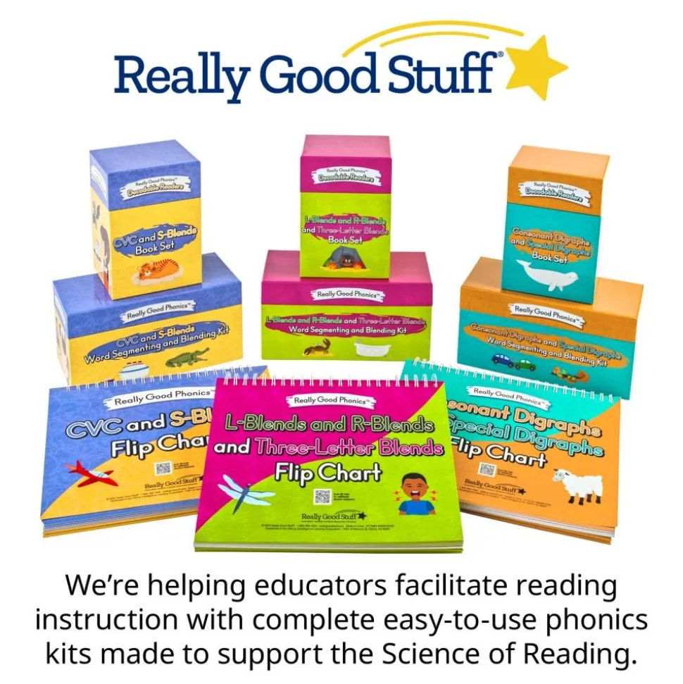 Really Good Phonics™ Magnetic Letters Word Building Kit - Set of 6