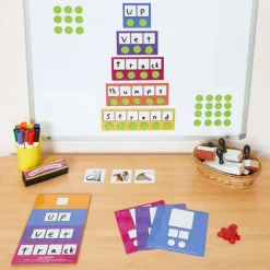 Really Good Phonics™ Sound Box Mats, Chips, & Boards 6 Student Kit with Teacher Demo