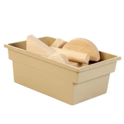 Really Good Stuff® All Purpose Bins - Tan, 6 Pack