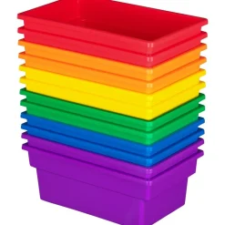 Really Good Stuff® All-Purpose Bin - Set of 12 - 6 Colors