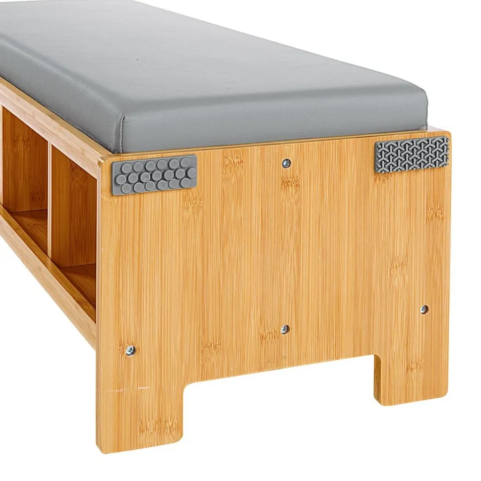 Really Good Stuff® Bench Seat with Storage, Cushion & Sensory Strips