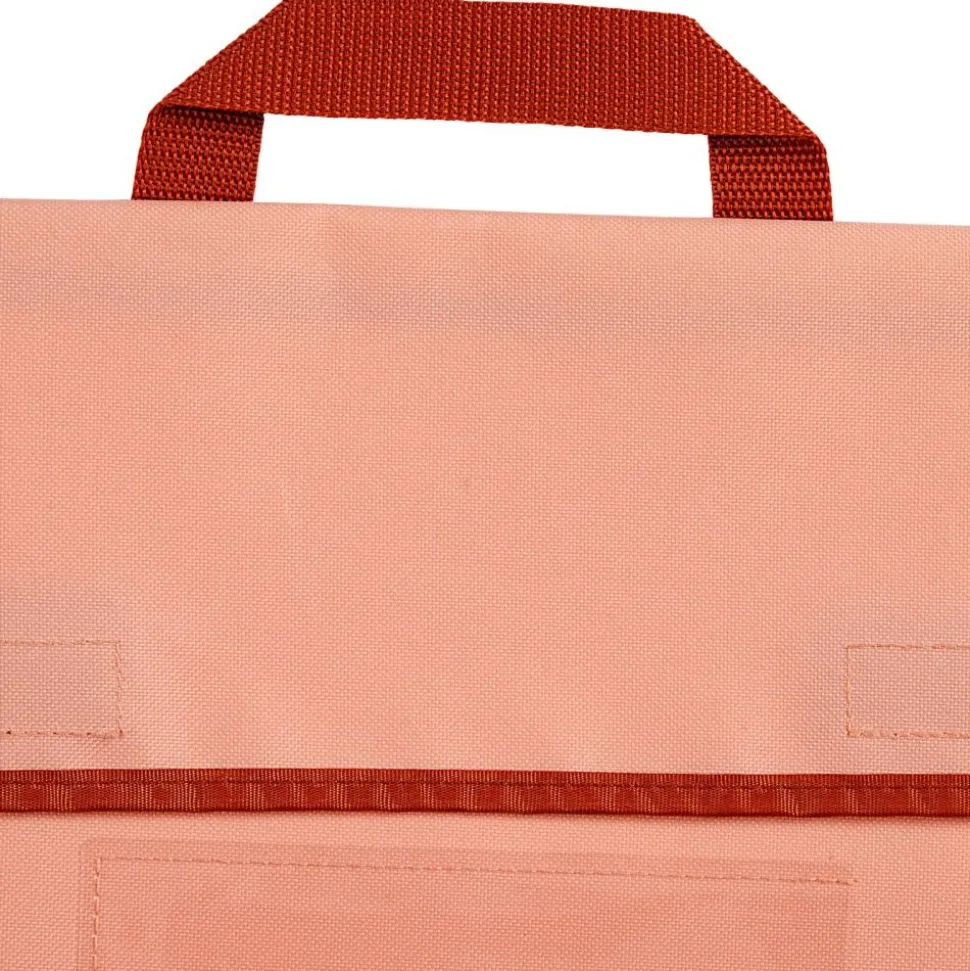Really Good Stuff® Boho Book Pouch Medium - Peach Book Pouch with Clay Trim - Single