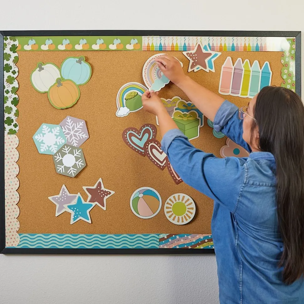 Really Good Stuff® Boho Borders & Accents Bulletin Board Classroom Pack - 432 Pieces