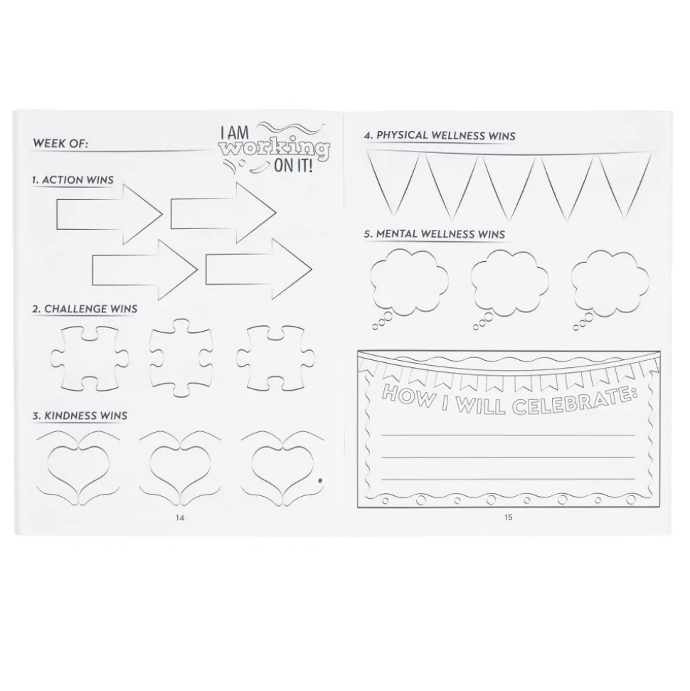 Really Good Stuff® Celebrate the Wins Journal - Set of 12