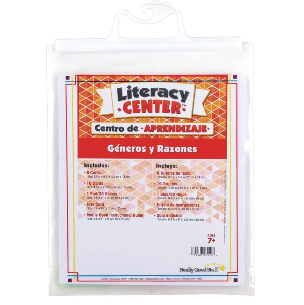 Really Good Stuff® Centro de Aprendizaje: Gneros y Razones Grades 4-5 ( Literacy Center: Genres and Reasons)