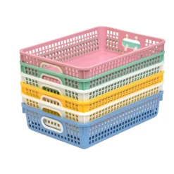 Really Good Stuff® Classroom Paper Baskets - 6 Pack - Bold Vibes