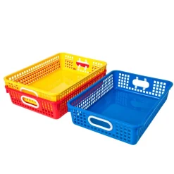 Really Good Stuff® Classroom Paper Baskets - 12-Pack Rainbow Kit