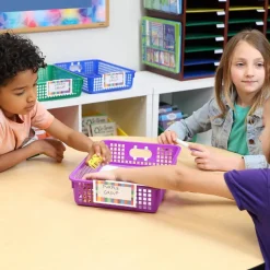Really Good Stuff® Classroom Paper Baskets - 12-Pack Rainbow Kit