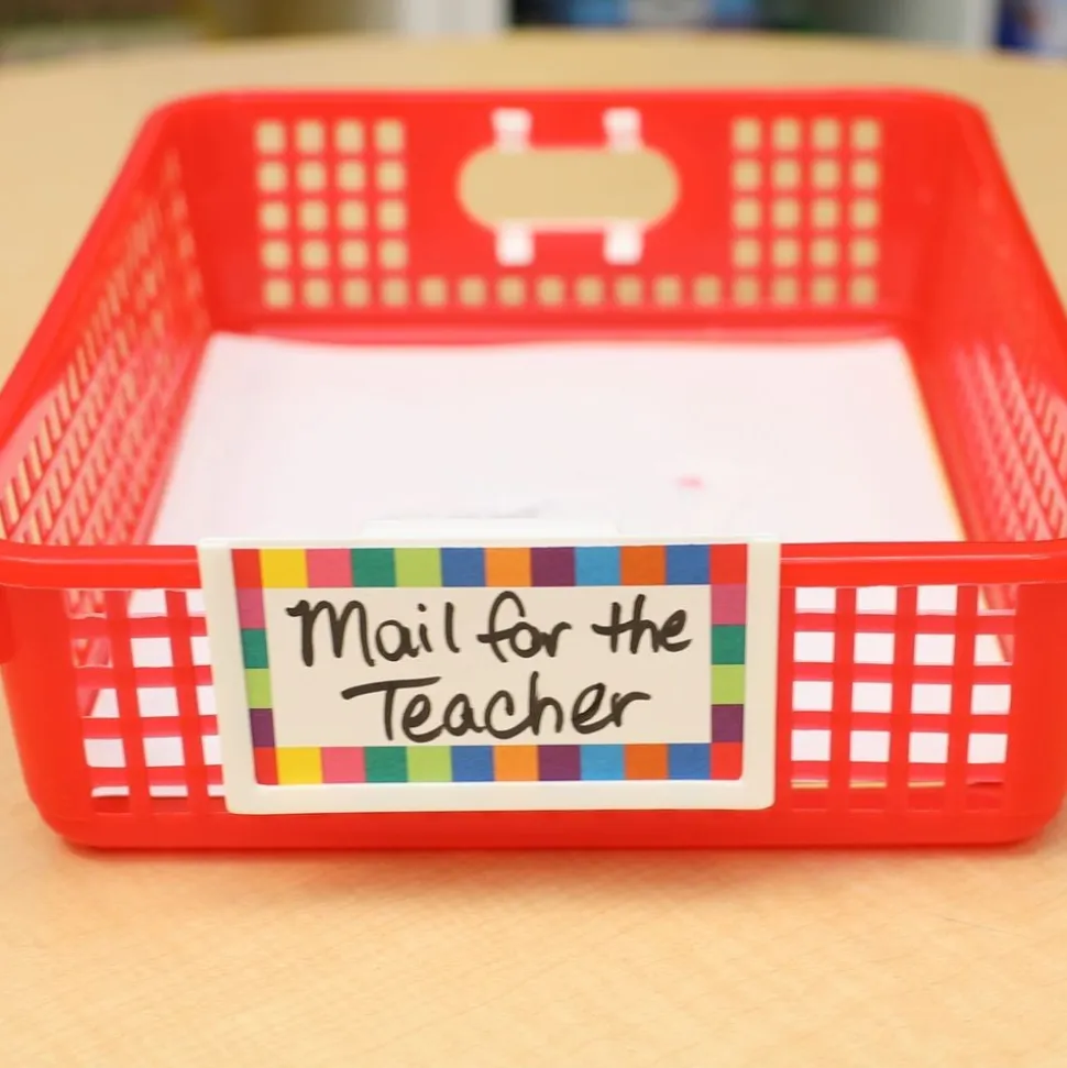Really Good Stuff® Classroom Paper Baskets in 6 Colors