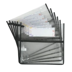 Really Good Stuff® Clear Chair Pockets - Set of 6