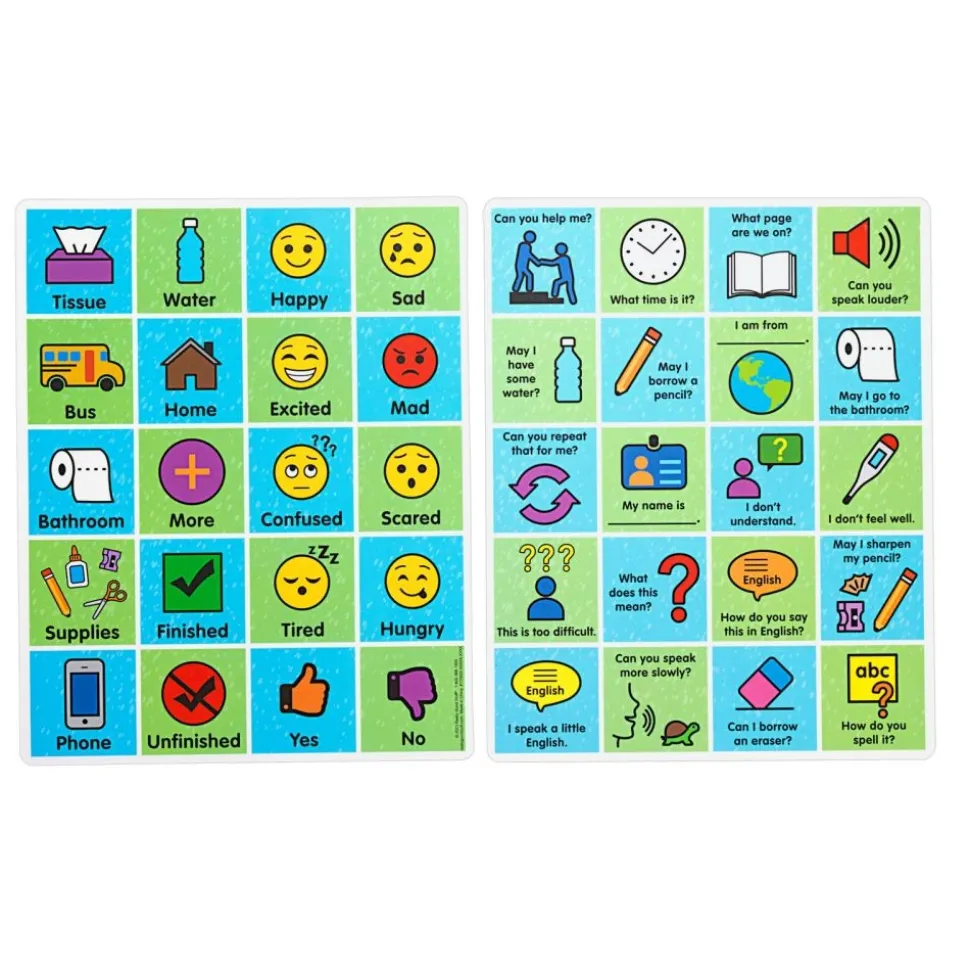 Really Good Stuff® Communication Reference Cards - Set of 12